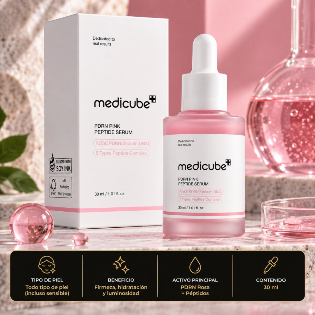 Medicube PDRN Pink Peptide Serum 30 ml - Imagen 3